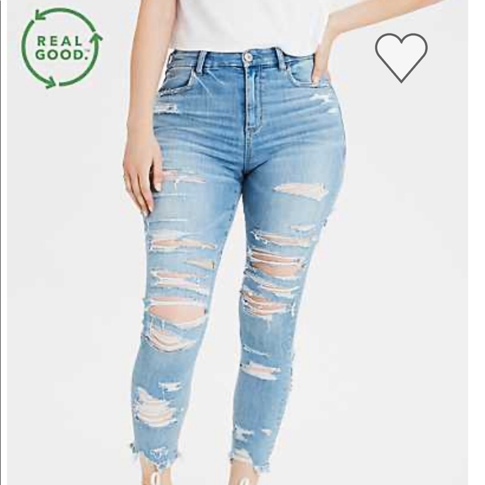 American Eagle High Waisted Jeans Size 6 x-short